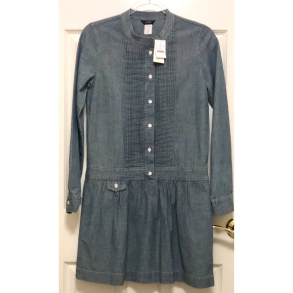 NWT J. Crew Sundrine Chambray Shirt Dress - Picture 6 of 16